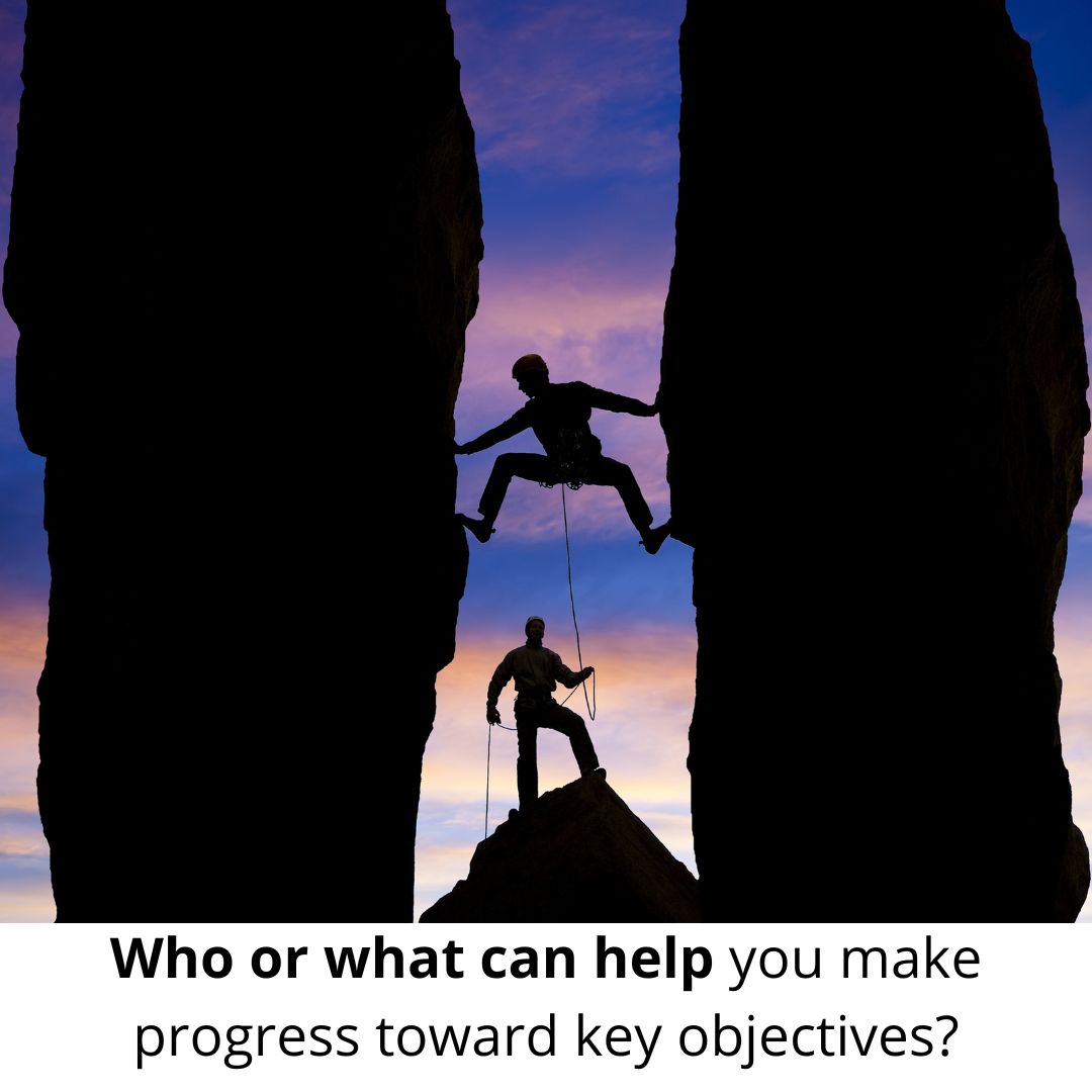 Who can help you make progress