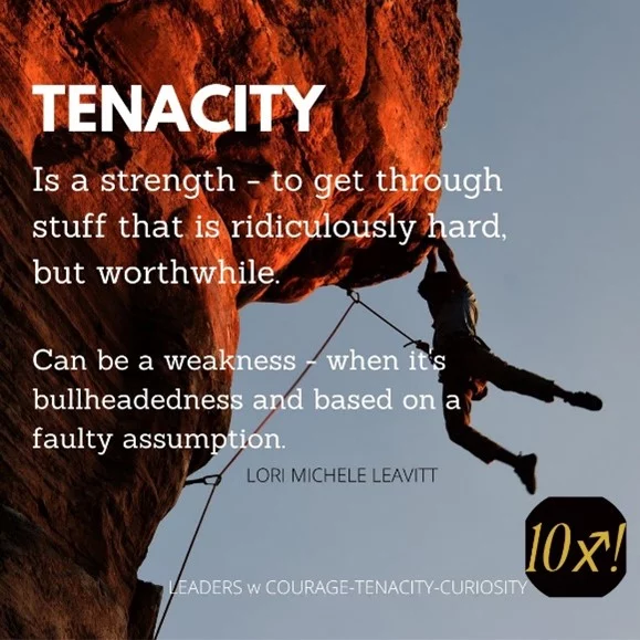 Tenacity - the final mile is the most challenging